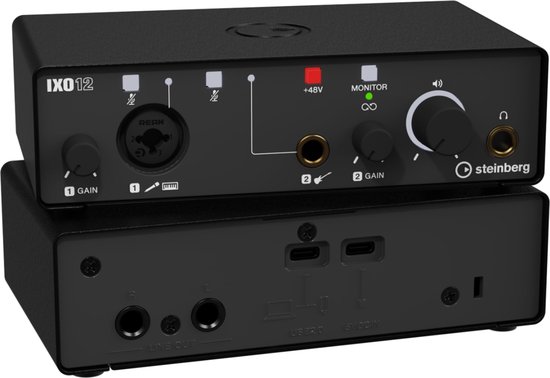 DTM・DAW STEINBERG IXO12 black Steinberg IXO12 Black - USB-Interface | bol
