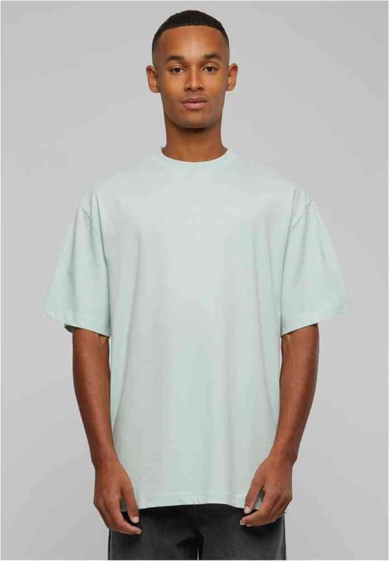 Urban Classics - Tall Heren T-shirt - L - Mintgroen