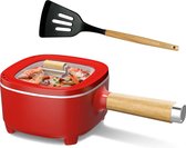 Equivera Hot Pot - Fondueset - Elektrische Fonduepan - Oosterse Fondue - Grill - Meerdere Personen