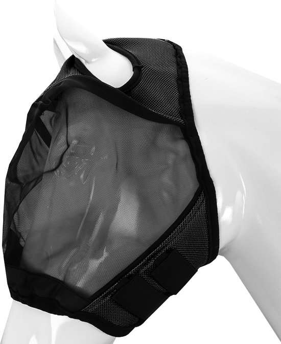 BUSSE Vliegenmasker FLY PROTECTOR, warmbloed, extra groot, zwart