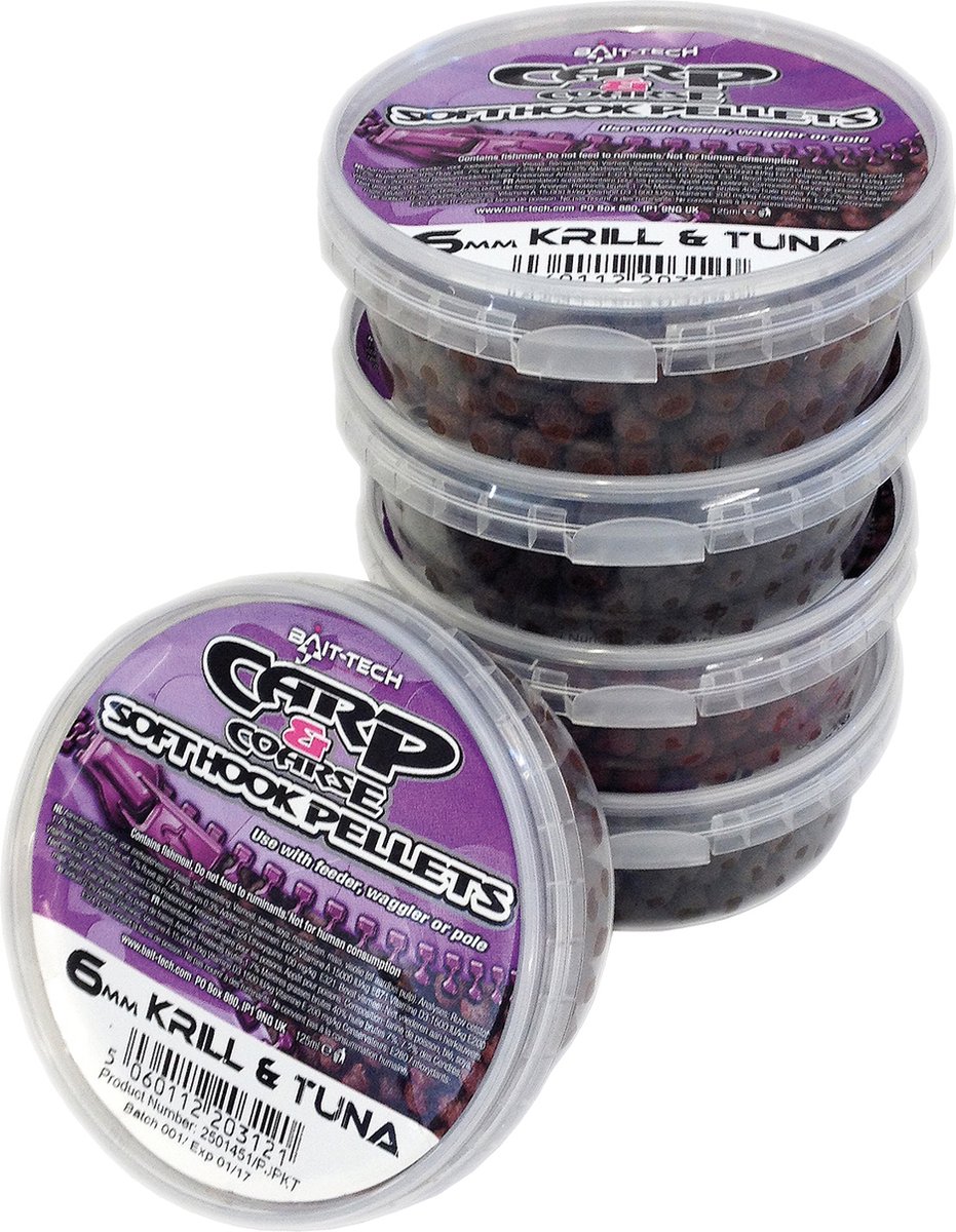 Bait Tech - Pellets Carp & Coarse Softhook Pellets - Bait Tech