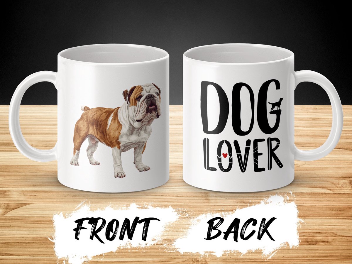 Mok Bulldog dog - hond/ Dog lover