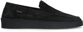 Manfield - Heren - Zwarte suède loafers - Maat 41