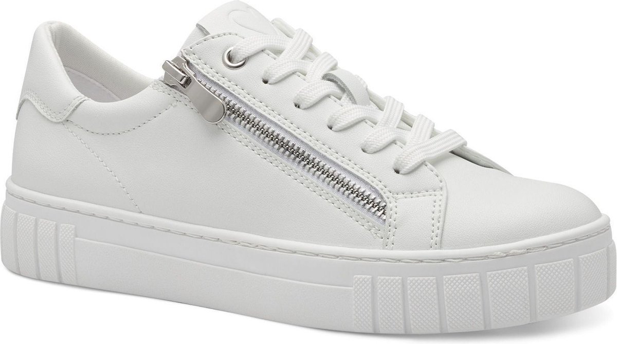 Marco Tozzi Dames Sneaker - 23764-100 Wit - Maat 37