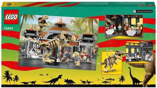LEGO Jurassic - Centre d'accueil : T. rex et Raptor Attack 76961