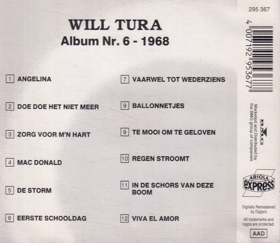 WILL TURA ALBUM NR 6 1968
