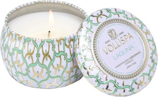 Voluspa Geurkaars Maison Blanc Laguna Mini Tin Candle