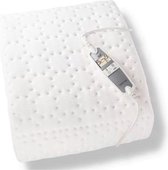 Elektrische deken - Eenpersoons - 9 Standen - 210x92cm - 60W - Wit