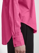 Pieces Tanne Ls Loose Shirt Hot Pink FUSHIA XL