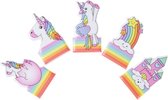 Vingerpoppetjes Eenhoorn 5 STUKS - Speelgoed - Unicorn - Traktatie - Uitdeelcadeautjes voor kinderen