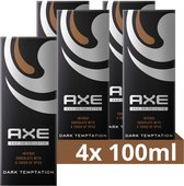 4x Axe Dark Temptation Eau de Toilette Spray 100 ml