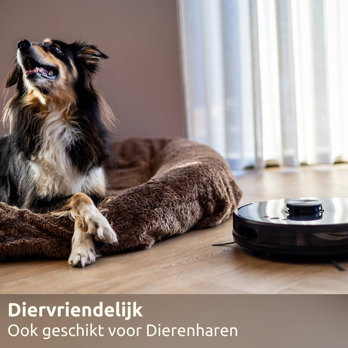 Lidar Robotstofzuiger met Dweilfunctie - Laser Navigatie - Y-mopping dweilrobot - geschikt voor huisdieren - met laadstation - CleanDays XR-500 — afbeelding 4