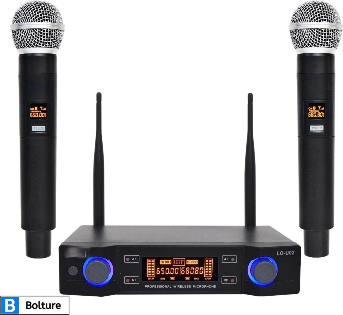 Bolture Draadloze Microfoon - Karaoke Set Kinderen - Microfoonset Bluetooth