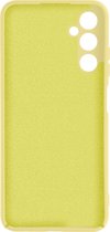 Sans marque, coque adaptée pour Samsung Galaxy A15 5G semi-rigide doux au toucher anti-empreintes digitales, jaune