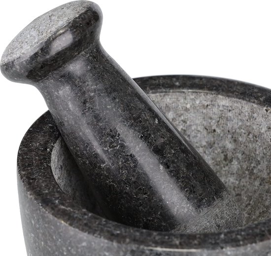 vijzel en stamper - Mortar and Pestle, Grinder Bowl with Rod Hammer, Sauce Garlic Pestle Hand Grinder Crusher Kitchen Gadgets Seasoning