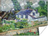 Poster Huis in Auvers - Vincent van Gogh - 160x120 cm XXL