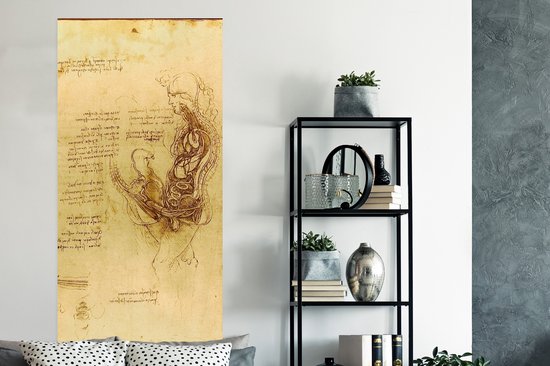Affiche Reproduction Humaine - Leonardo de Vinci - 75x150 cm