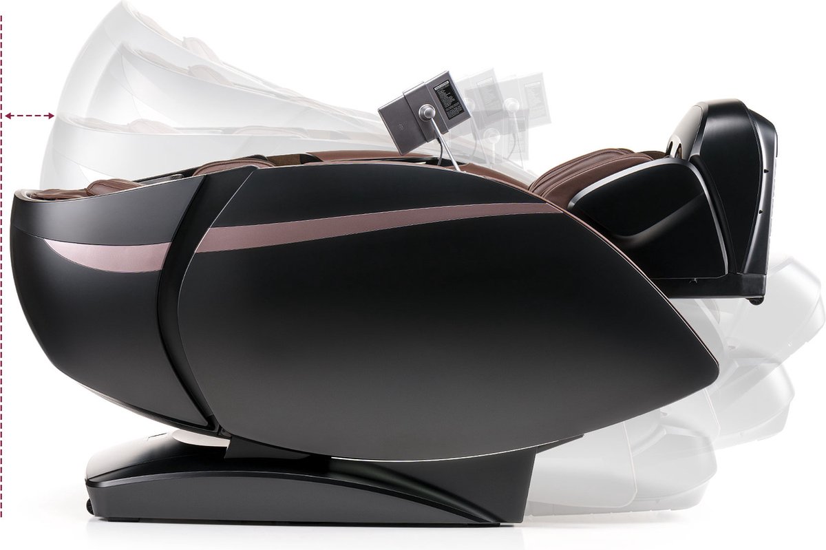 Afbeelding 2 van iRest Maesthron A801 Massagestoel Zwart-Bruin