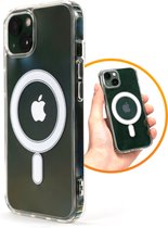 Coque R2B® pour iPhone 12 & 12 Pro adaptée à Magsafe - Avec protecteur d'écran - Modèle Amersfoort - Transparent