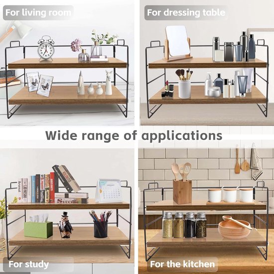 Rangement De Bureau En Bois Multifonctionnel - Style Contemporain - Neuf