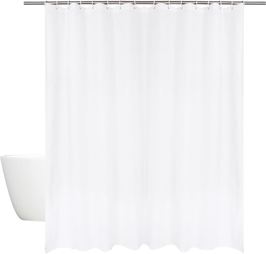 Waterdicht douchegordijn, 240 x 180 cm, wasbaar, schimmel en