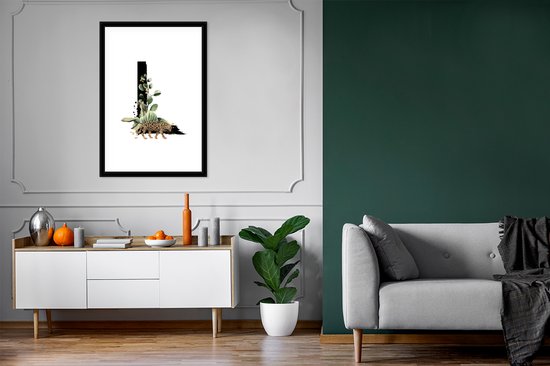 Lettre Jungle L 60x90 cm