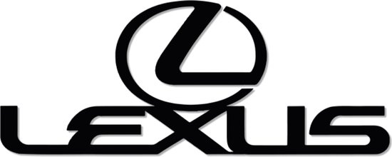 Lexus - Logo - Metaalkunst - Blauw - 60 x 60 cm - Auto Decoratie - Muur Decoratie- Man Cave - Cadeau voor man- Inclusief ophangsysteem