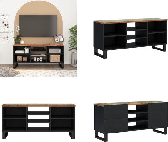 Tv-meubel 120x30x40 cm massief gerecycled hout kopen