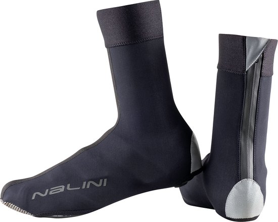 Nalini - Unisex - Fietsoverschoenen winddicht - Thermo overschoenen - Zwart - B0W 3D WINTER COVER SHOES - 43-44