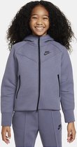 Nike Sportswear Tech Fleece Sweat à capuche Kids Carbone clair Taille 152/158