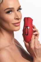 Lickgasm Kus Vibrerende Clitoris Stimulator - Rood