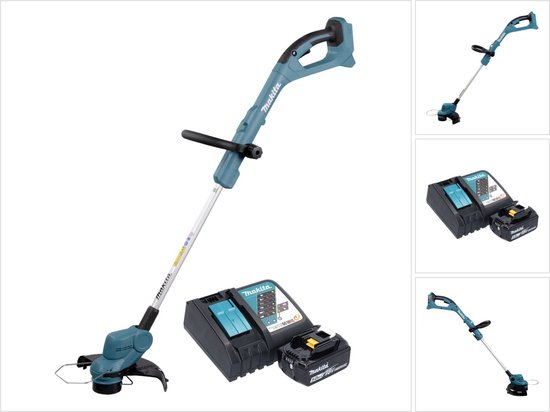  - Makita DUR193RT | LXT 18 V | Trimmer | 5,0 Ah accu (1 st) | snellader