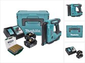 Makita DBN 500 RTJ accu staande spijkermachine 18 V 15-50 mm + 2x accu 5.0 Ah + lader + Makpac + J-Box 8000 spijkers