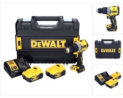 DeWALT Gereedschap - 18V ACCU Schroef-/klopboormachine, 2x 5,0 Ah accu DCD805P2T