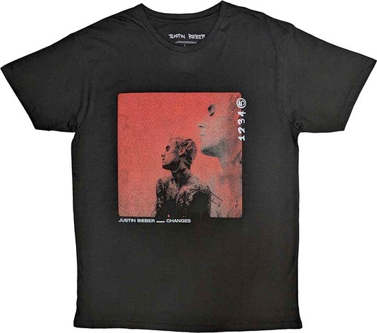 Justin Bieber - Changes Heren T-shirt - XL - Zwart