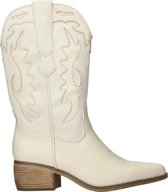 DSTRCT Botte Western - Femme - Wit - Taille 41
