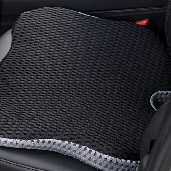 Coussin Ergonomique Voiture Conducteur - Rehausseur + Lombaire 2 En 1 Mémoire De Forme Respirant