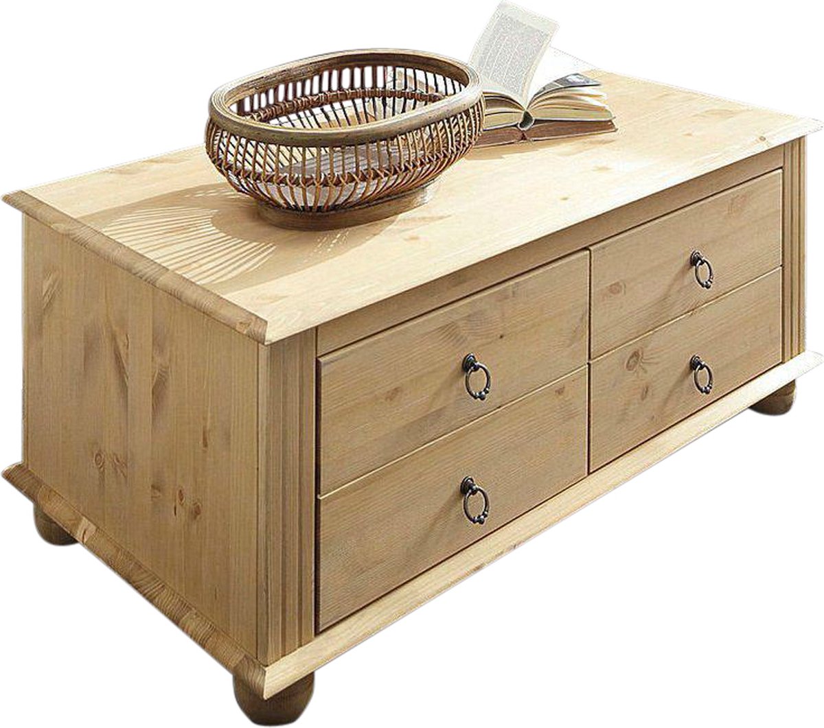 Notio Living Coco-Salontafel - 2-Deurs - Grenen Bruin