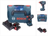 Bosch Professional GDX 18V-210 C 06019J0203 Accu-draaislagmoeraanzetter 18 V Li-ion Incl. 2 accus, Incl. lader, Incl. koffer