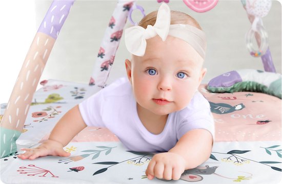 Tapis de jeu pour bébé - Interactif et éducatif - 110x100cm