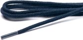 ARIESZZZ -Schoenveters donkerblauw Wax Veters - rond 90 cm - 3 mm - 5-7 gaatjes - 2 Pack