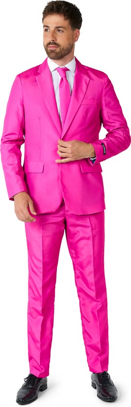 Suitmeister Pink - Mannen Kostuum - Roze - Feest
