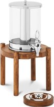 Royal Catering Sapdispenser - 7 L - koelsysteem - licht houten frame