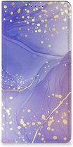 Bookcase adaptée au Samsung Galaxy A15 Aquarelle Violet