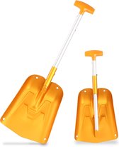 Sneeuwschep [65,5cm] - voor camping, tuin en outdoor - opvouwbare schop - spade tuin - schop voor de winter - spade tuin - schop tuin - inklapbare schop - aluminium