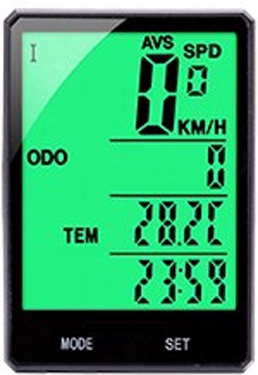 Kilometerteller Fiets Draadloos - Fietscomputer Waterdicht - KM Teller Mountainbike - 2.8” Scherm