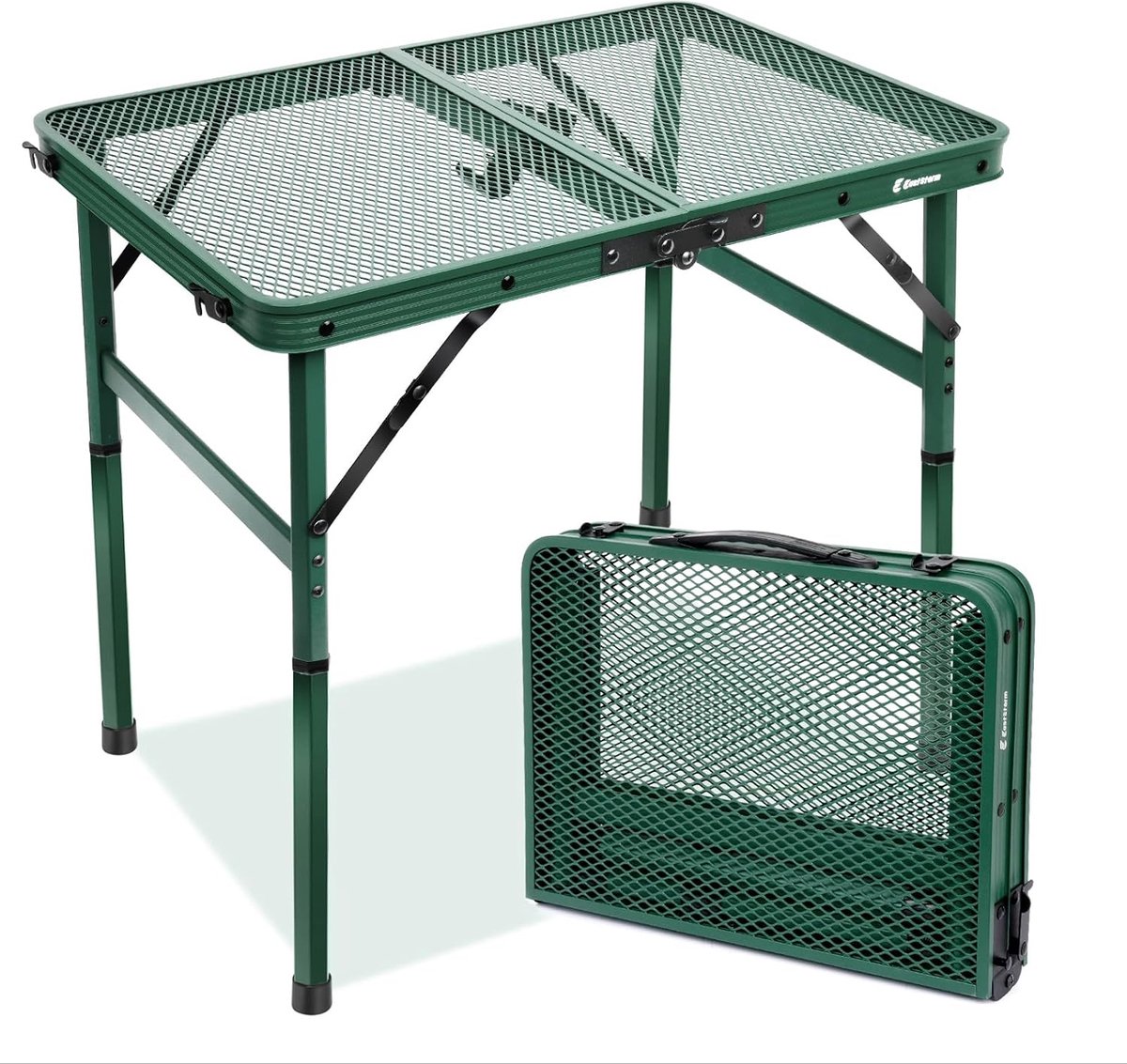 E EASTSTORM Campingtafel, inklapbaar, 60 x 40 cm, tuintafel, grilltafel