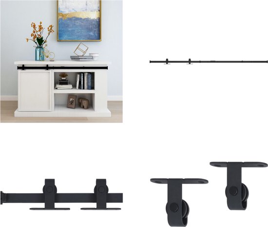 WOLFBIRD 152 cm rail voor schuifdeur kit roestvrij staal schuifdeur