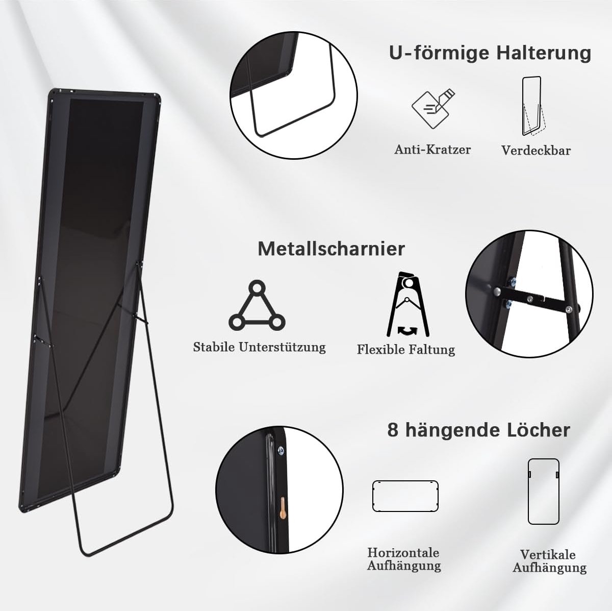Passpiegels 150 cm kopen? ✔️ Tot 37% korting
