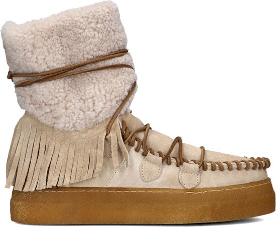 Karma Of Charme Ymiz Indio Indian Veterboots Laarzen Met Veters Dames Beige . bol